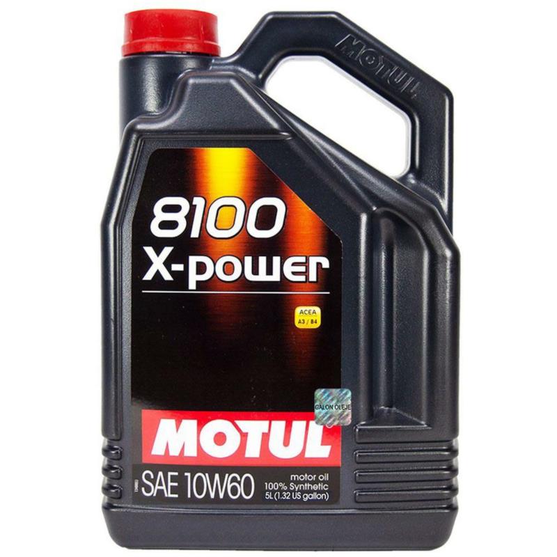 MOTUL 8100 X-Power A3/B4 10w60 5L - syntetyczny olej silnikowy | Sklep online Galonoleje.pl