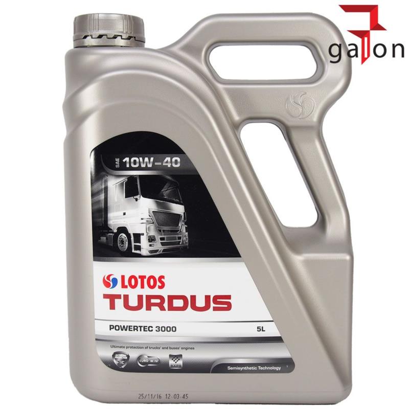 LOTOS Turdus Powertec 3000 10W40 5L - olej silnikowy | Sklep online Galonoleje.pl