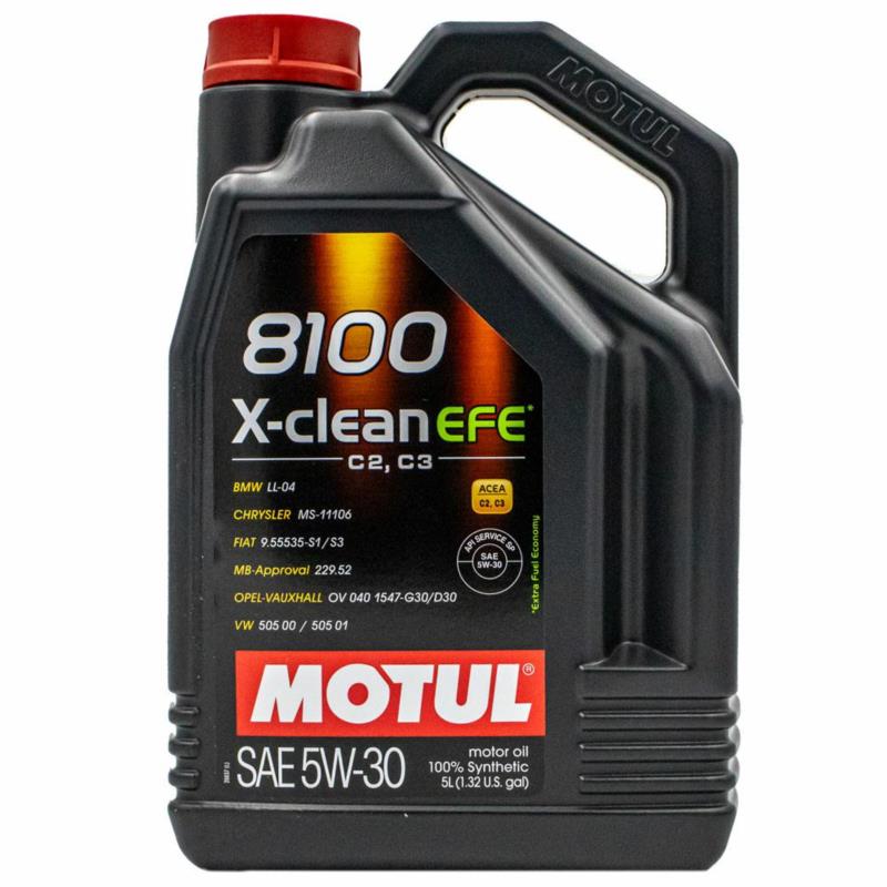 MOTUL 8100 X-Clean Efe C2/C3 5w30 5L - syntetyczny olej silnikowy | Sklep online Galonoleje.pl