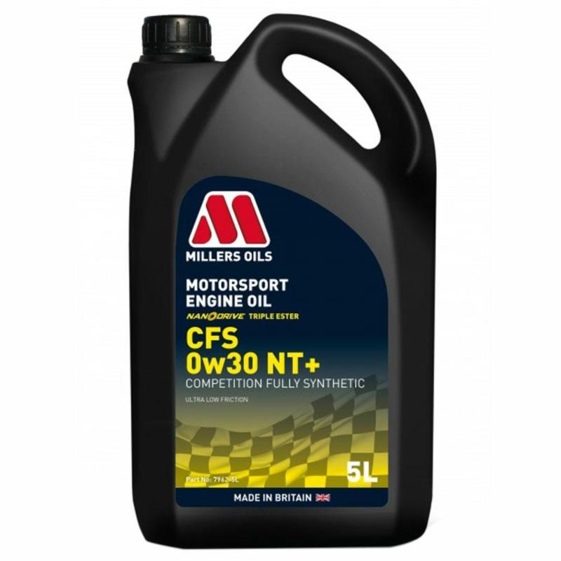 MILLERS OILS Motorsport CFS 0w30 NT+ 5L - W pełni syntetyczny olej na bazie potrójnych estrów | Sklep online Galonoleje.pl