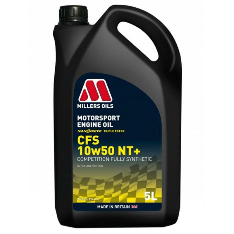 MILLERS OILS Motorsport CFS 10w50 NT+ 5L - W pełni syntetyczny olej na bazie potrójnych estrów