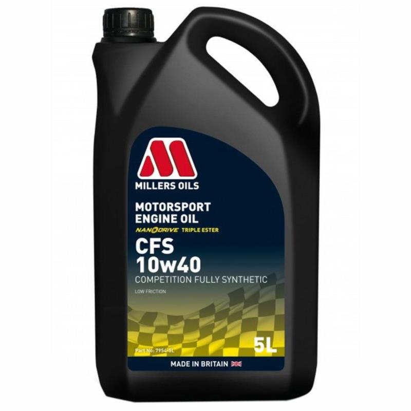 MILLERS OILS Motorsport CFS 10w40 5L - W pełni syntetyczny olej na bazie potrójnych estrów | Sklep online Galonoleje.pl