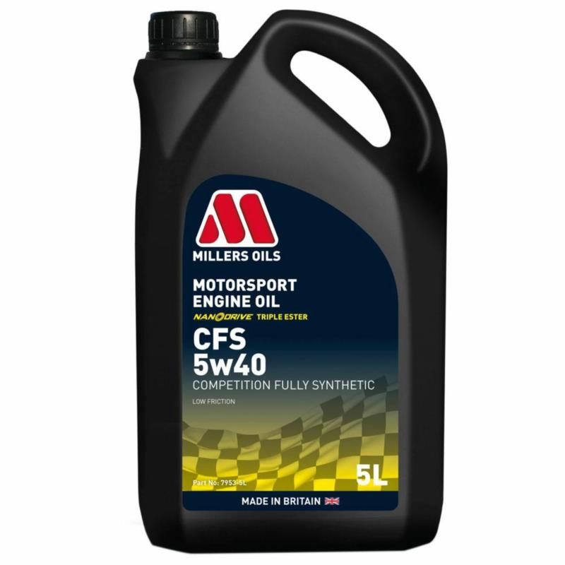 MILLERS OILS Motorsport CFS 5w40 5L - W pełni syntetyczny olej na bazie potrójnych estrów | Sklep online Galonoleje.pl