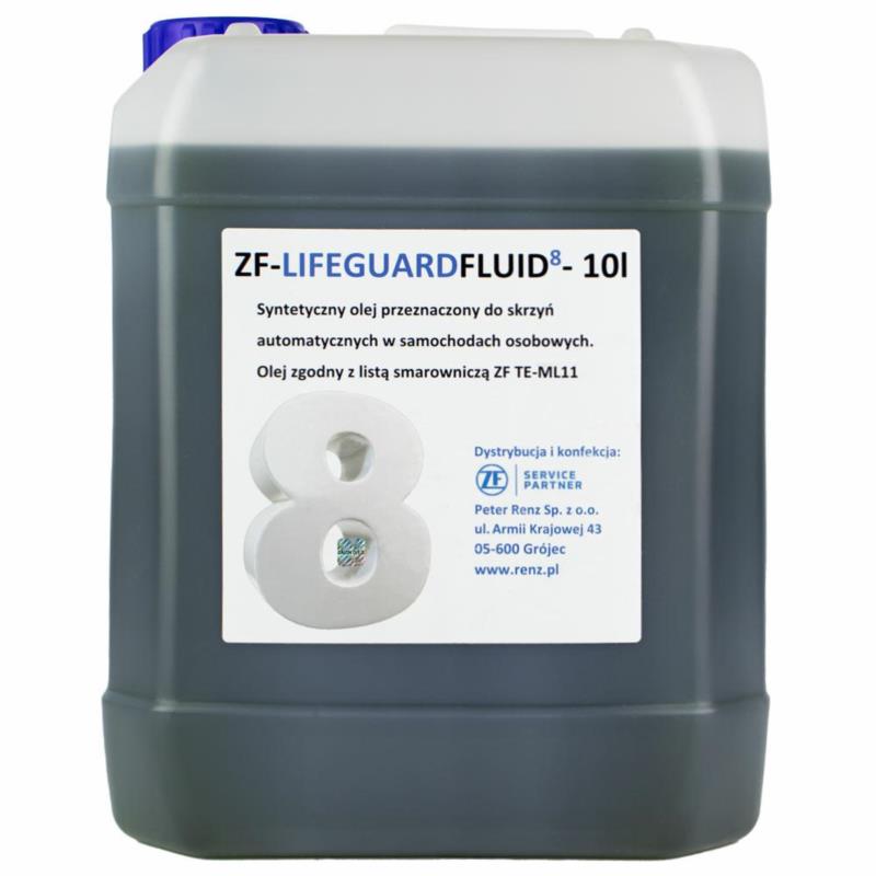 ZF Lifeguard Fluid 8 10L 8HP - oryginalny olej przedkładniowy do skrzyni automatycznej | Sklep online Galonoleje.pl