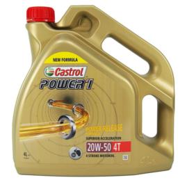 CASTROL Power 1 4T 20w50 4L - półsyntetyczny olej motocyklowy | Sklep online Galonoleje.pl