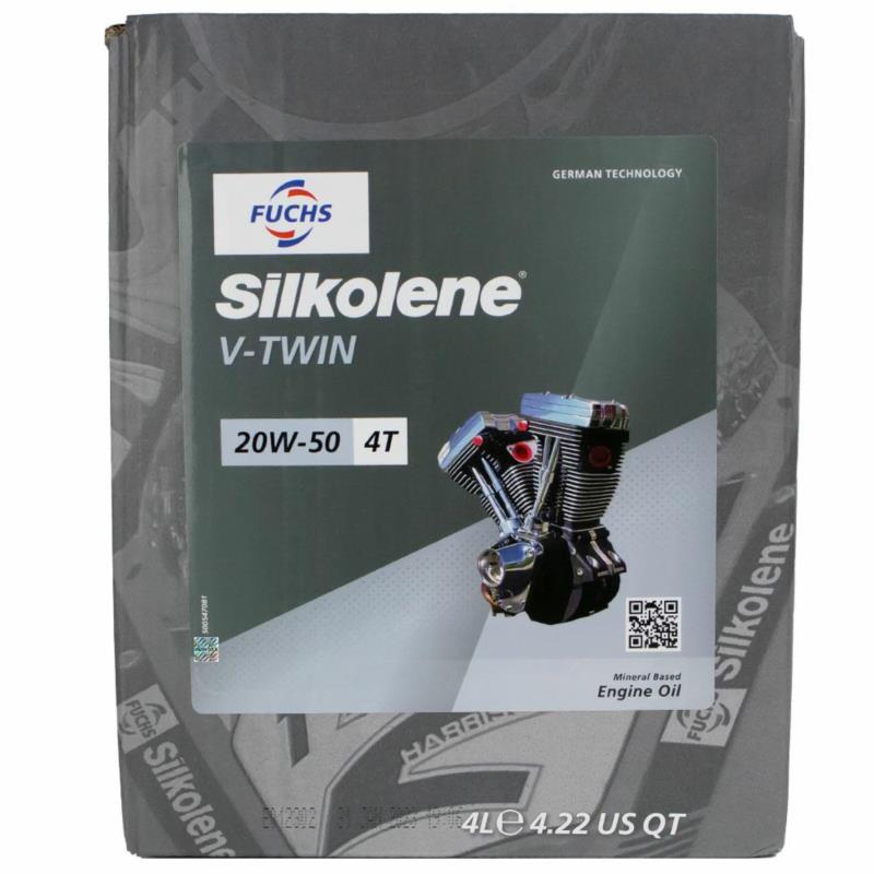 FUCHS Silkolene V-Twin 20w50 4L - olej motocyklowy mineralny | Sklep online Galonoleje.pl