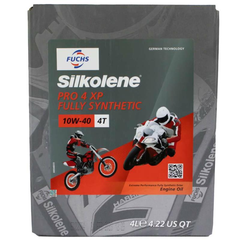 FUCHS Silkolene Pro 4 XP 10w40 4L - olej motocyklowy syntetyczny | Sklep online Galonoleje.pl