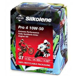 FUCHS Silkolene Pro 4 XP 10w50 4L - olej motocyklowy syntetyczny | Sklep online Galonoleje.pl
