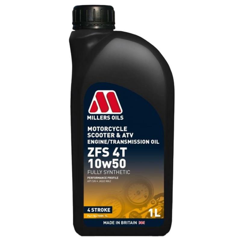 MILLERS OILS ZFS 4T 10w50 1L - syntetyczny olej motocyklowy | Sklep online Galonoleje.pl