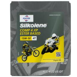 FUCHS Silkolene Comp 4 15w50 4L - olej motocyklowy półsyntetyczny | Sklep online Galonoleje.pl