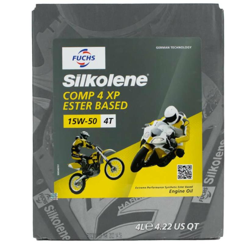 FUCHS Silkolene Comp 4 15w50 4L - olej motocyklowy półsyntetyczny | Sklep online Galonoleje.pl
