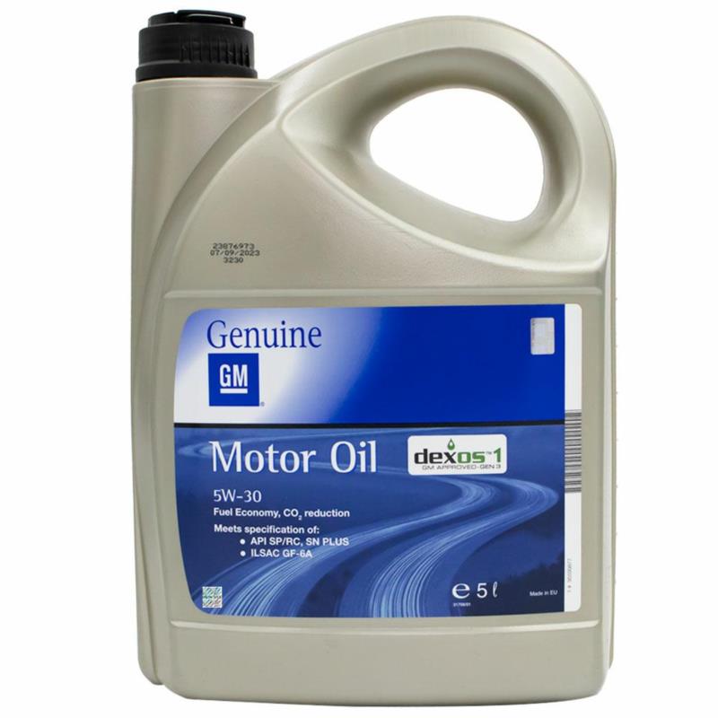 GM Genuine Motor Oil Dexos1 Gen3 5w30 5L - oryginalny olej silnikowy OEM | Sklep online Galonoleje.pl
