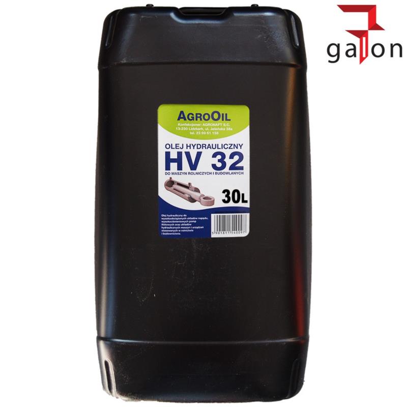AGROOIL HYDROL L-HV 32 30L - olej hydrauliczny | Sklep online Galonoleje.pl