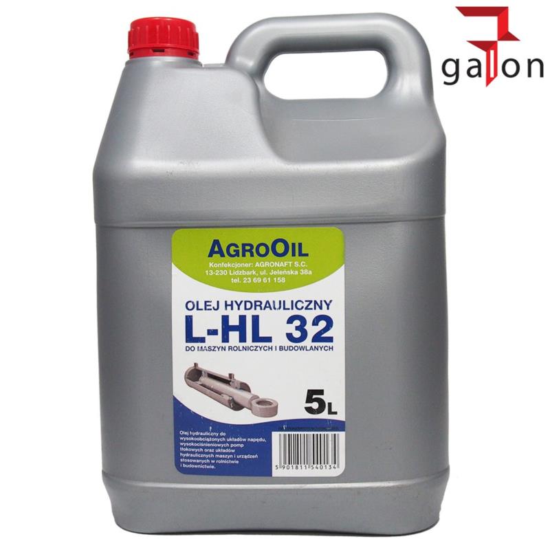 AGROOIL HYDROL L-HL 32 5L - olej hydrauliczny | Sklep online Galonoleje.pl