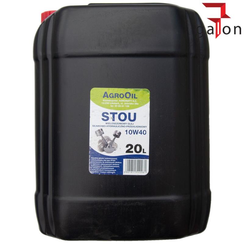 AGROOIL STOU 10W40 20L - olej wielofunkcyjny | Sklep online Galonoleje.pl