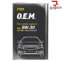 MANNOL OEM 7701 Opel/Chevrolet 5W30 4L - syntetyczny olej silnikowy | Sklep online Galonoleje.pl