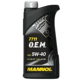 MANNOL OEM 7711 Daewoo/GM 5W40 1L - syntetyczny olej silnikowy | Sklep online Galonoleje.pl
