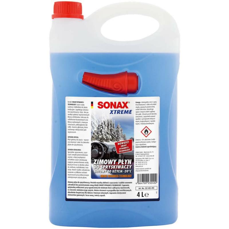 SONAX Xtreme płyn zimowy 4L - (etanol) zimowy płyn do spryskiwaczy | Sklep online Galonoleje.pl