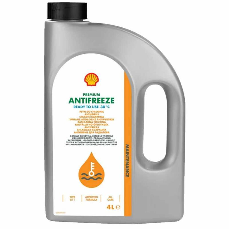 SHELL Premium Antifreeze 774 C 4L - płyn chłodniczy zielono-niebieski G11 | Sklep online Galonoleje.pl