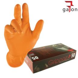 GRIPPAZ RĘKAWICE NITRYLOWE ROBOCZE MOCNE - Pomarańczowe XL | Sklep online Galonoleje.pl