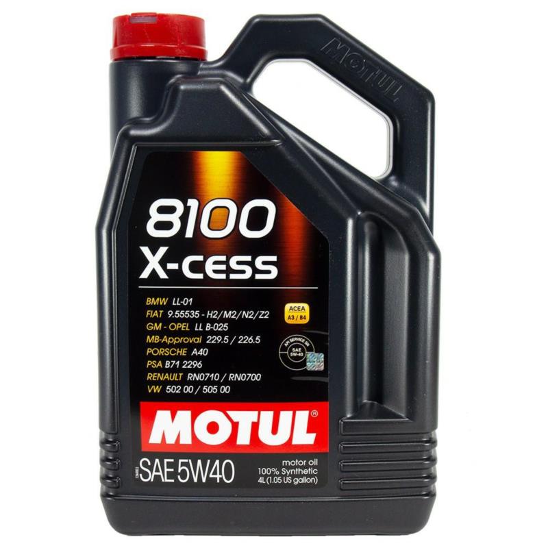 MOTUL 8100 X-Cess A3/B4 5w40 4L - syntetyczny olej silnikowy | Sklep online Galonoleje.pl