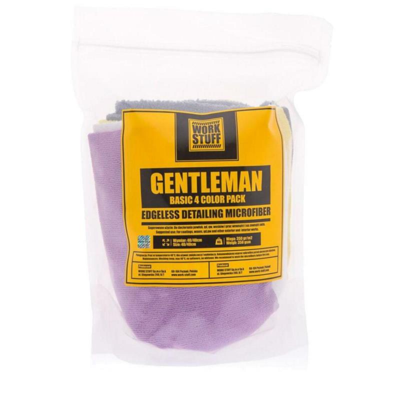 WORK STUFF Gentleman Basic 4 Colors Pack - zestaw 4szt. mikrofibr | Sklep online Galonoleje.pl