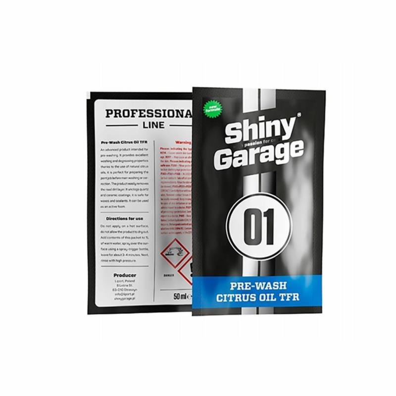 SHINY GARAGE Pre-Wash Citrus Oil 50ml TRF - produkt do mycia wstępnego | Sklep online Galonoleje.pl