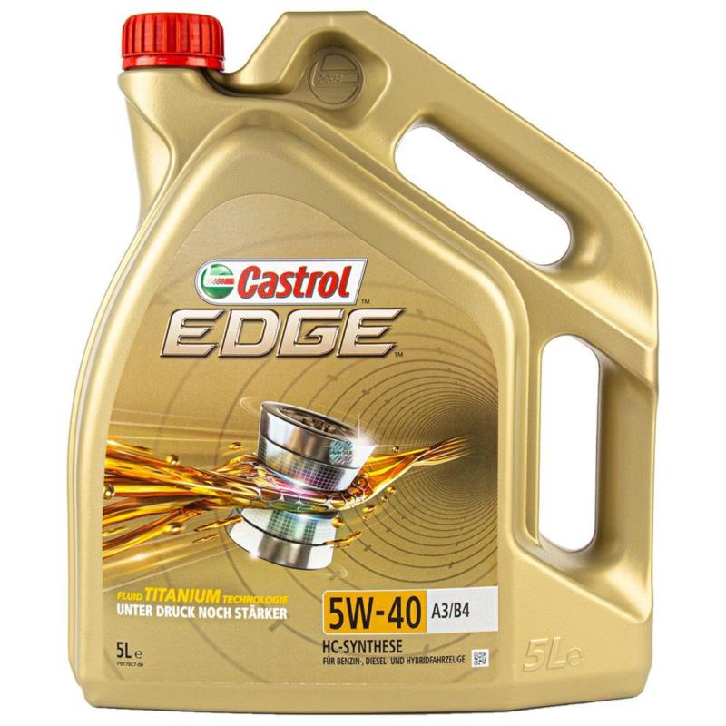 CASTROL Edge Titanium 5w40 A3/B4 5L - syntetyczny olej silnikowy | Sklep online Galonoleje.pl