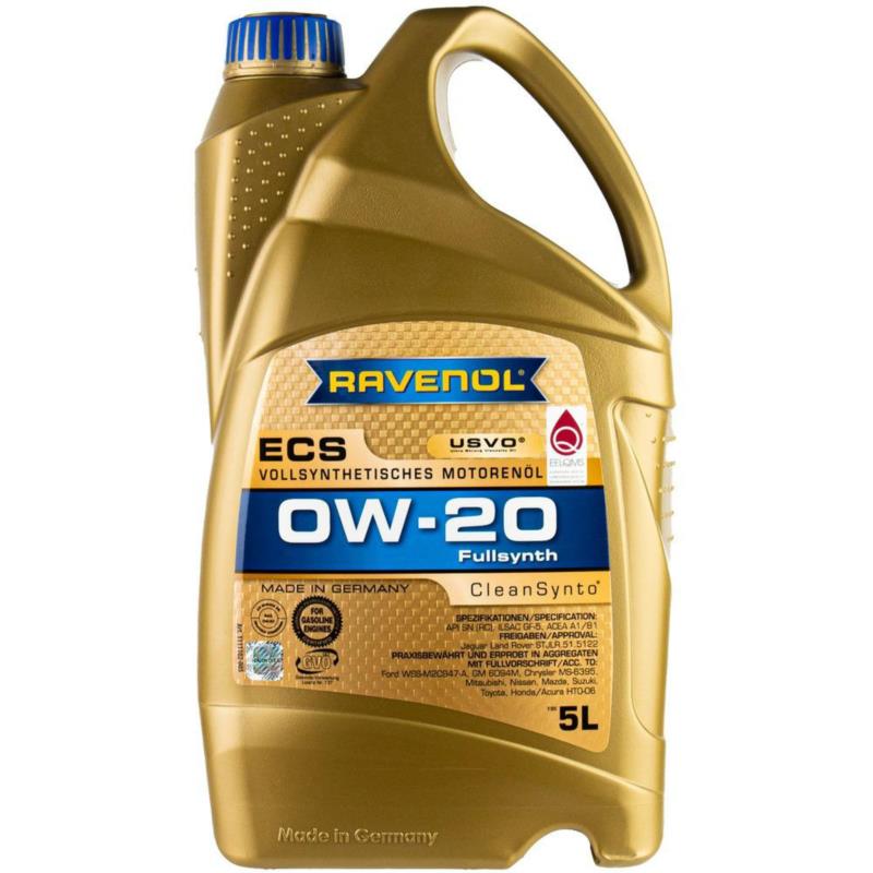 RAVENOL ECS 0W20 CleanSynto USVO 5L - syntetyczny olej silnikowy | Sklep online Galonoleje.pl