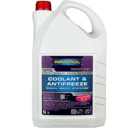 RAVENOL OTC Coolant Antifreeze C12+ 5L - fioletowy koncentrat płynu do chłodnic | Sklep online Galonoleje.pl