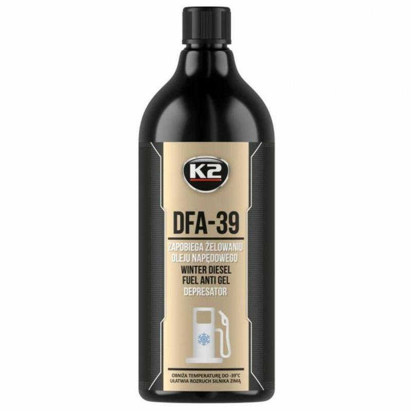 K2 DFA-39 1L - Zapobiega żelowaniu oleju napędowego w temperaturze do -39°C | Sklep online Galonoleje.pl