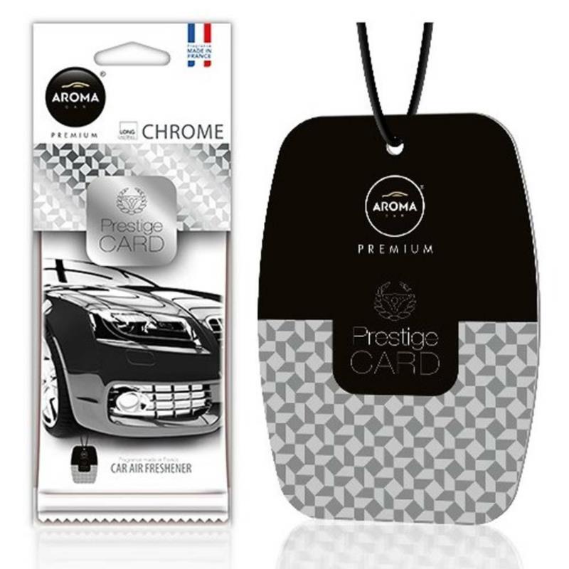 Zapach do samochodu AROMA Prestige Card - Chrom | Sklep online Galonoleje.pl
