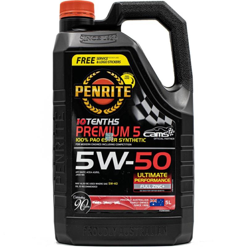PENRITE PREMIUM 5W50 5L - syntetyczny olej silnikowy | Sklep online Galonoleje.pl