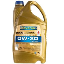 RAVENOL SSO 0W30 CleanSynto USVO 5L - syntetyczny olej silnikowy | Sklep online Galonoleje.pl