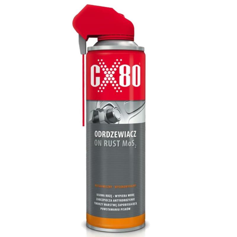 CX80 Rust On Mos2 500ml DUO SPRAY - odrdzewiacz, penetrator spray | Sklep online Galonoleje.pl