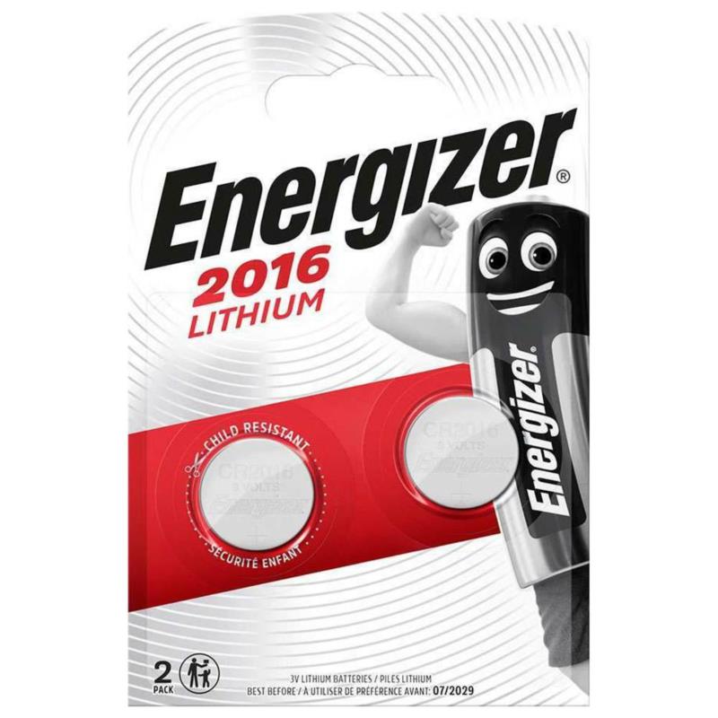 Bateria ENERGIZER Lithium CR2016 2szt. | Sklep online Galonoleje.pl