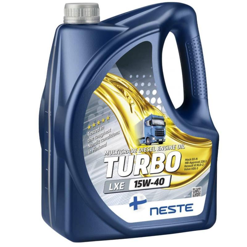 NESTE Turbo LXE 15W40 4L - syntetyczny olej silnikowy | Sklep online Galonoleje.pl