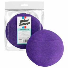 SHINY GARAGE Purple Pocket Microfiber - aplikator z mikrofibry fioletowy | Sklep online Galonoleje.pl