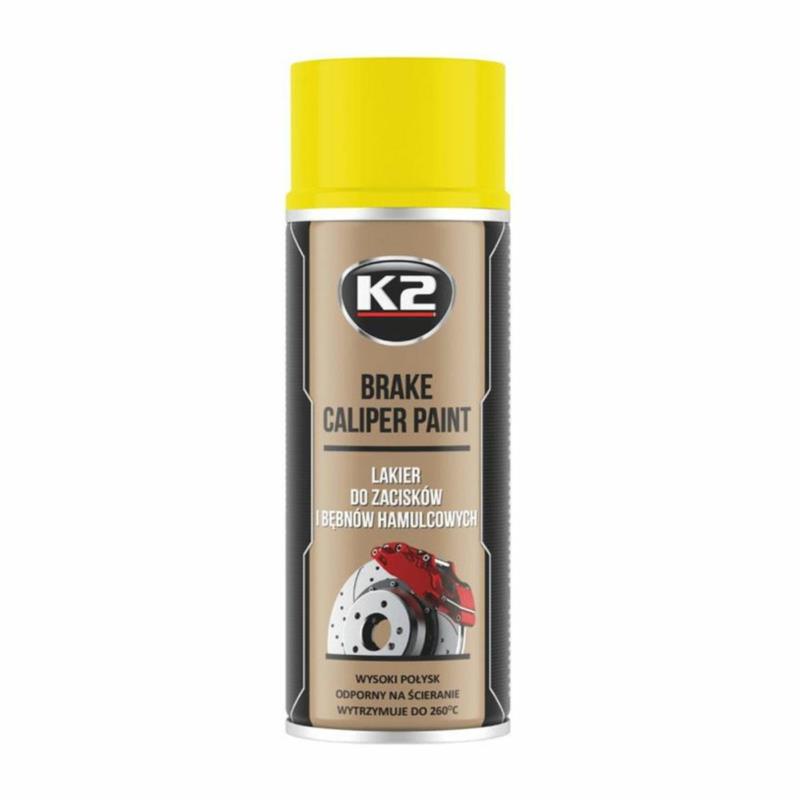 K2 Brake Caliper Paint - Żółty 400ml - Lakier do zacisków i bębnów hamulcowych | Sklep online Galonoleje.pl