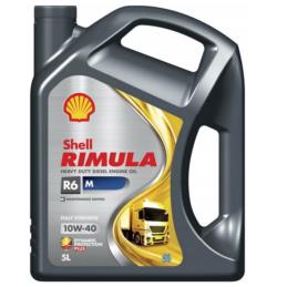 SHELL Rimula R6 M 10W40 5L - syntetyczny olej silnikowy do samochodów ciężarowych | Sklep online Galonoleje.pl