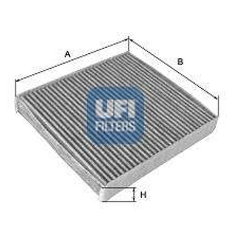 UFI Filtr kabinowy węglowy 54.101.00 - K1078A | Sklep online Galonoleje.pl