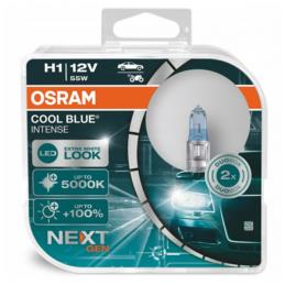 OSRAM Cool Blue Intense Next Gen H1 - 12V-55W - 5000K - 2szt. - plastikowe opakowanie - 64150CBN-HCB