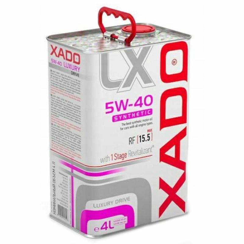 XADO Luxury 5w40 4L- syntetyczny olej + 1 stage revitalizant | Sklep online Galonoleje.pl