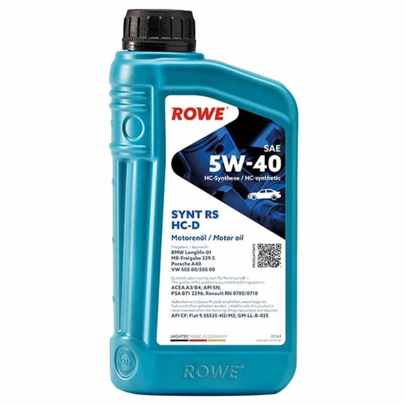 ROWE HIGHTEC SYNT RS HC-D 5W40 1L - syntetyczny olej silnikowy | Sklep online Galonoleje.pl