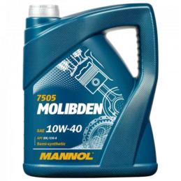 MANNOL Molibden 10W40 5L 7505 - półsyntetyczny olej silnikowy | Sklep online Galonoleje.pl