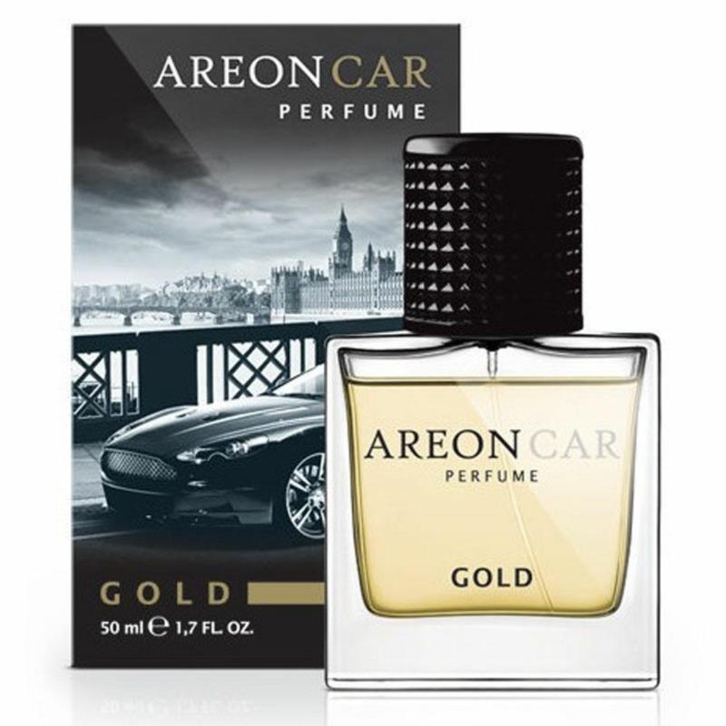 AREON Perfume 50ml - Gold (glass) - perfumy do samochodu | Sklep online Galonoleje.pl