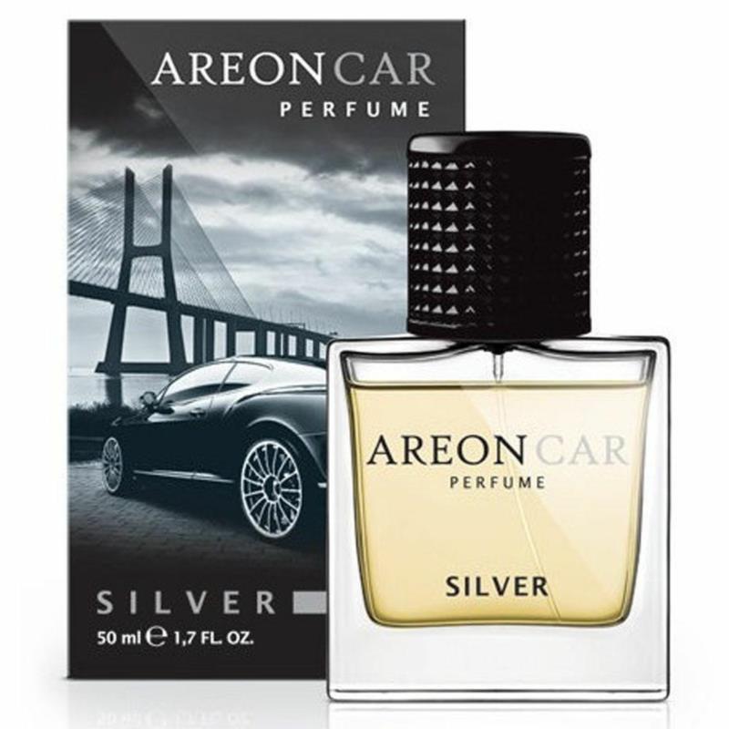 AREON Perfume 50ml - Silver (glass) - perfumy do samochodu | Sklep online Galonoleje.pl