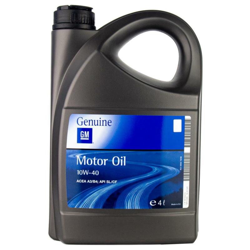GM Genuine Motor Oil 10W40 4L - oryginalny olej silnikowy OEM | Sklep online Galonoleje.pl