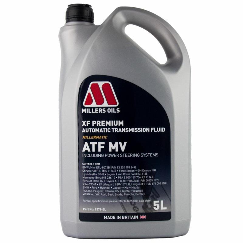 MILLERS XF Premium ATF MV 5L - olej do przekładni automatycznych oraz wspomagania kierownicy | Sklep online Galonoleje.pl