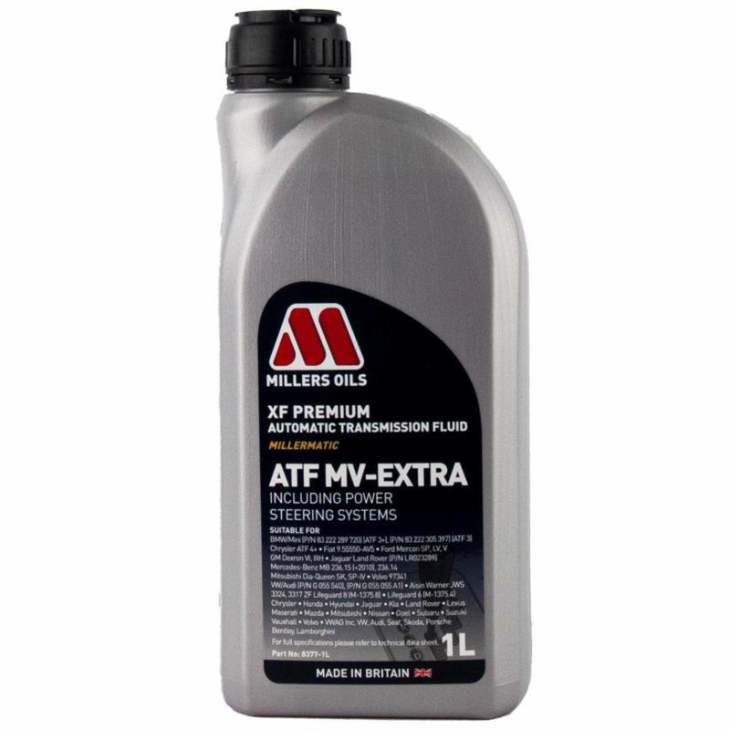 MILLERS XF Premium ATF MV-EXTRA 1L - olej do przekładni automatycznych oraz wspomagania kierownicy